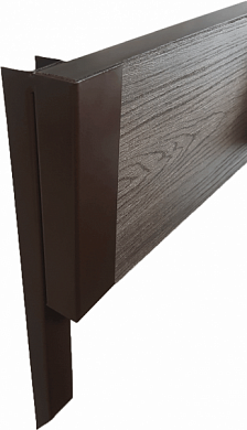 Угловой элемент металлический Holzhof 90 град для доски 150х25 mm соеденитель