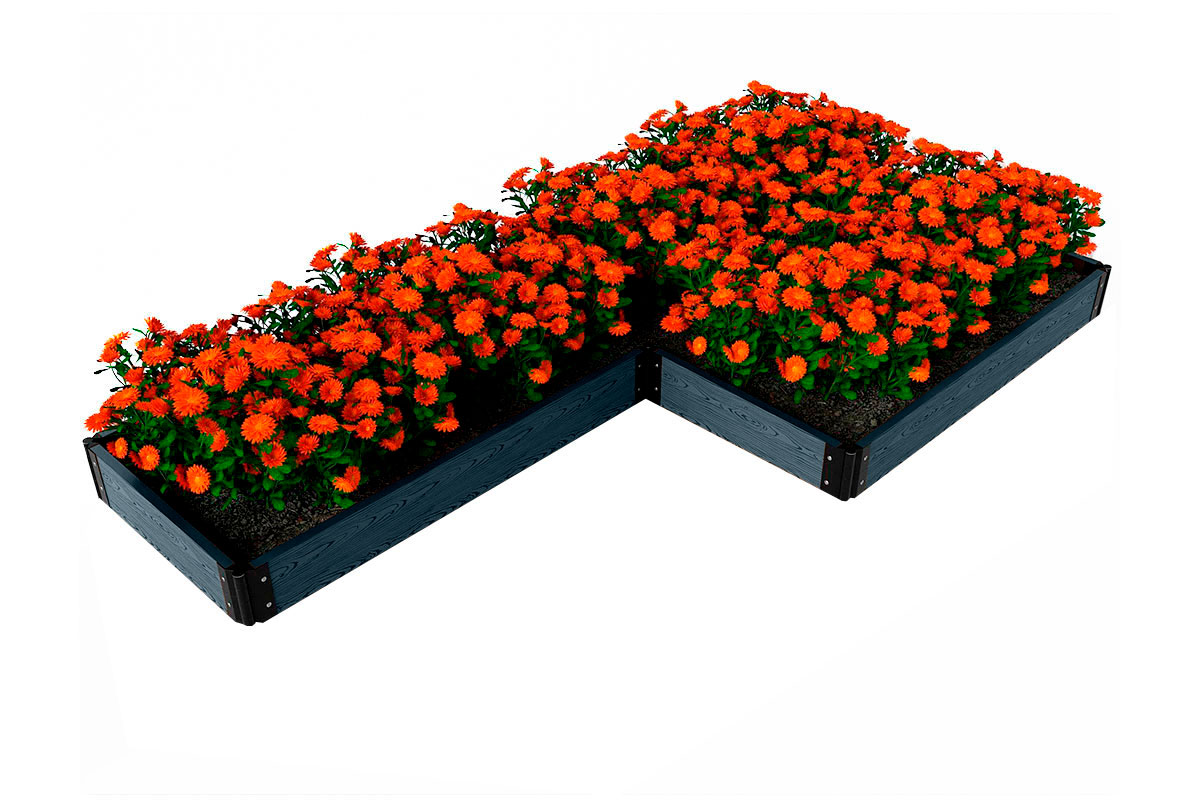 Теплая высокая грядка ДПК NauticPrime 300x30x2950 mm
