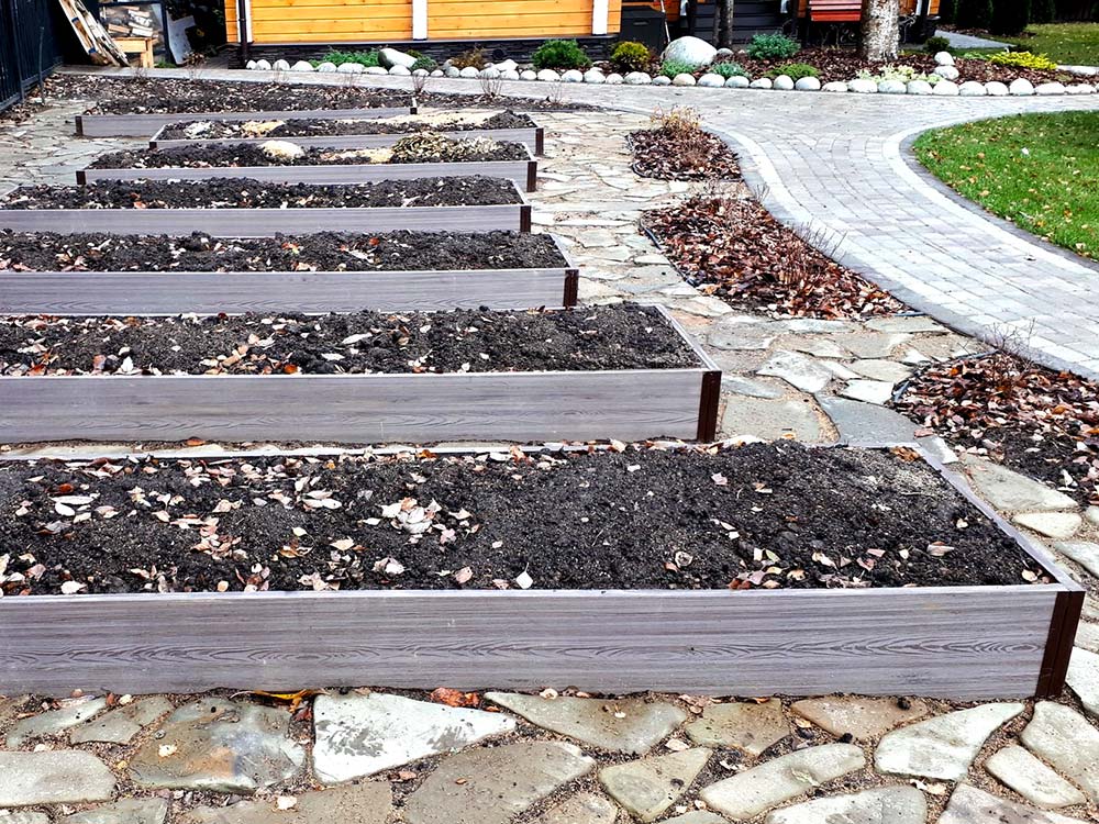 Средняя доска ДПК грядочная Holzhof ТЕПЛАЯ ГРЯДКА 225х30х2950 mm