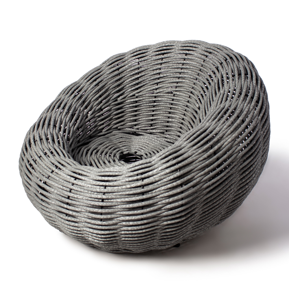 Плетёное кресло DeckWOOD NestGrey