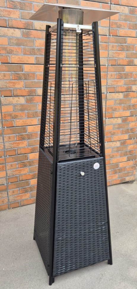 Уличный газовый обогреватель WWT 13I ROTANG Black mini 1.8m